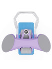 Тренажёр для пресса AB Roller SND-P фиолетовый с ковриком 34 х 17 x 0.6 cм