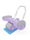 Тренажёр для пресса AB Roller SND-P фиолетовый с ковриком 34 х 17 x 0.6 cм