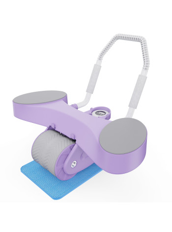 Тренажёр для пресса AB Roller SND-P фиолетовый с ковриком 34 х 17 x 0.6 cм