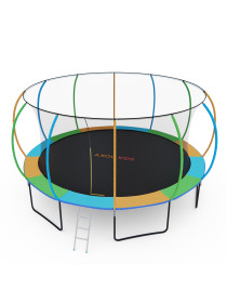 Батут с сеткой DFC A.KOU KIDS 16ft с лестницей (2 короба)