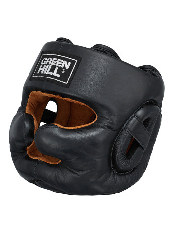 HGL-9049 Боксерский шлем LUX черный