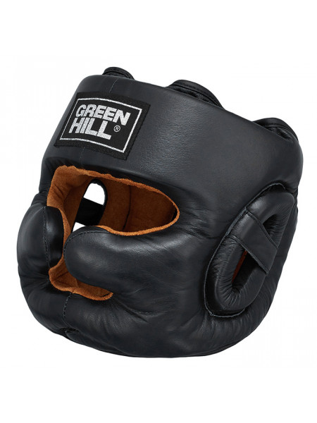 HGL-9049 Боксерский шлем LUX черный
