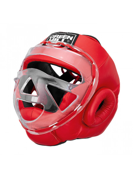 HGS-4023S Шлем SAFE на шнуровке красный