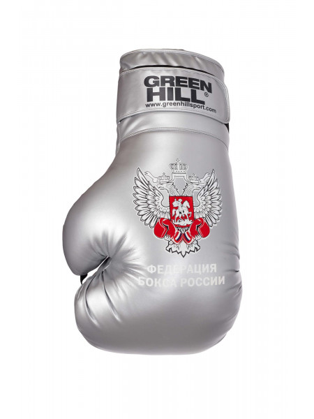 BG-LRGFBR Большая рекламная боксерская перчатка Федерация Бокса России серебристый