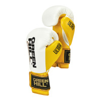 BGU-2241 Боксерские перчатки ULTRA бело-желтые