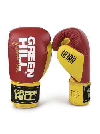 BGU-2241 Боксерские перчатки ULTRA красно-желтые