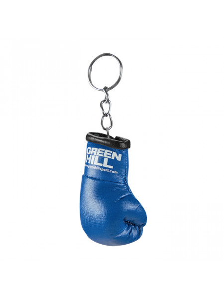 KR-1007 Брелок сувенирный с кольцом боксерская перчатка синяя