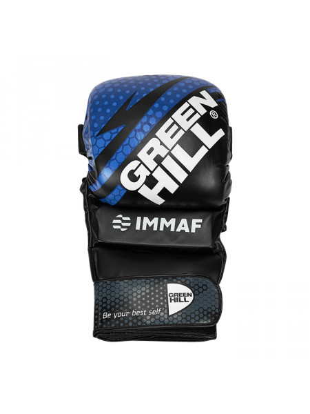 BG-LRG Большая рекламная перчатка MMA IMMAF Approved синий