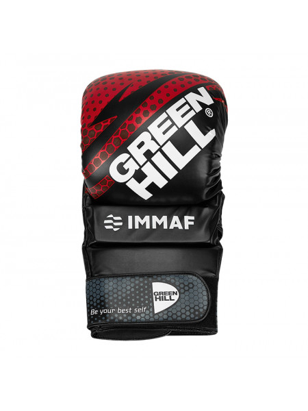 BG-LRG Большая рекламная перчатка MMA IMMAF Approved красный