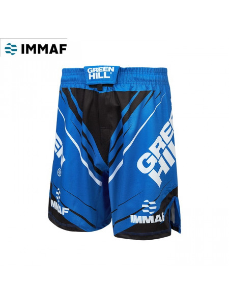 MMI-4022 Шорты MMA SHORT IMMAF approved синие