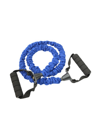 Эспандер в оболочке (полиэстер) сильное сопротивление синий