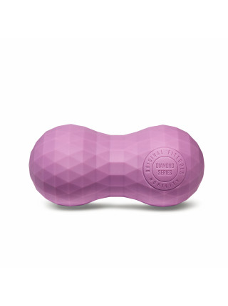 Набор из двух массажных мячей с кистевым эспандером пурпурный