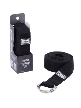 Ремешок для йоги 304 см, черный