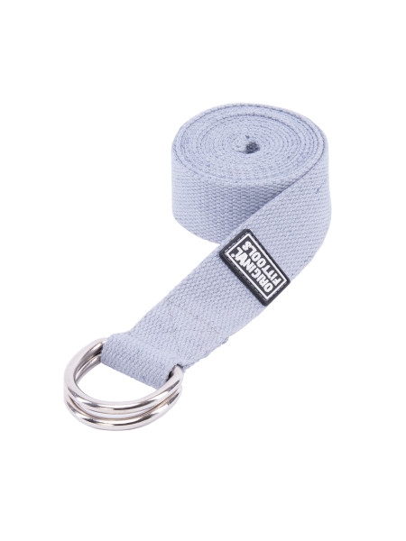 Ремешок для йоги 243 см, серый