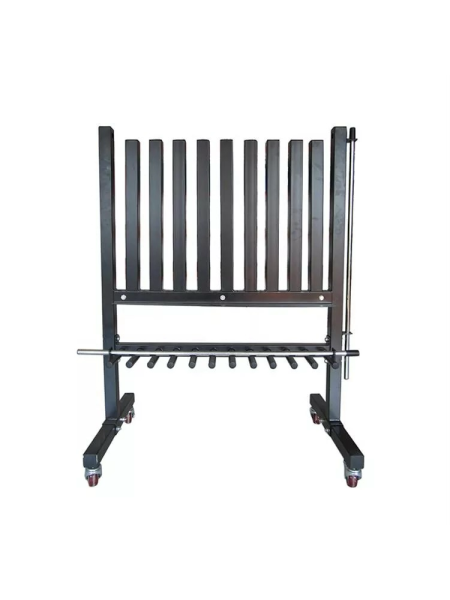 Стойка для виниловых гантелей вертикальная мобильная до 50 пар