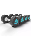 Набор полиуретановых гантелей от 32 до 40 кг (шаг 2 кг)
