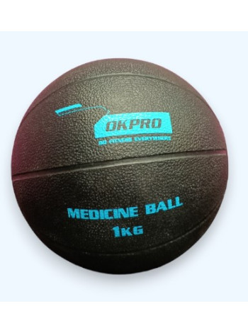Мяч медицинский 1 кг обрезиненный OKPRO