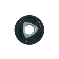 Диск олимпийский полиуретановый 1,25 кг OKPRO серый лого