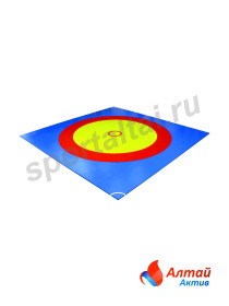 Покрытие для борцовского ковра трехцветное