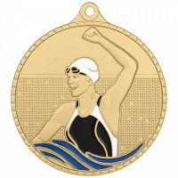 Медаль MZP 605-55, плавание женское