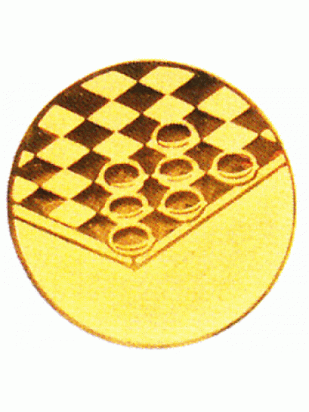 Эмблема D1-A23/G шашки (D-25 мм)