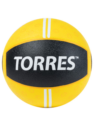 Медбол TORRES, 1кг, желто-черный