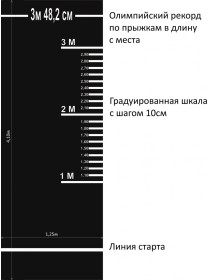 Дорожка для прыжков в длину с места