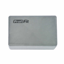 Блок для йоги серый PROFI-FIT