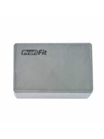 Блок для йоги серый PROFI-FIT