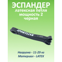 Резиновая петля 11-29 кг (латекс), черная