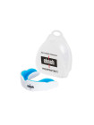 Капа  Clinch Shield Double Layer Mouthguard бело-синяя