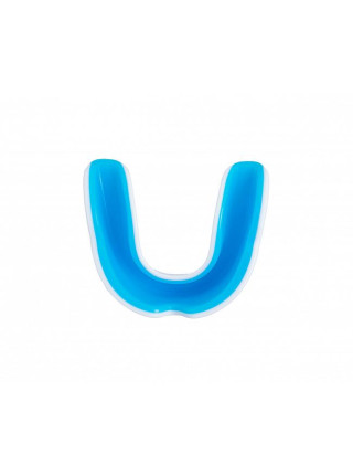Капа  Clinch Shield Double Layer Mouthguard бело-синяя
