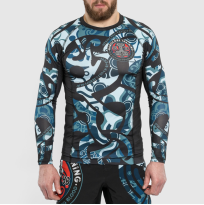 Рашгард Hardcore Training Nordic Ornament Black/Gray LS