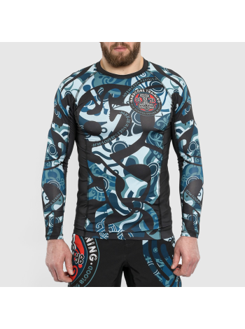 Рашгард Hardcore Training Nordic Ornament Black/Gray LS