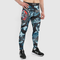 Компрессионные штаны Hardcore Training Nordic Ornament Black/Gray