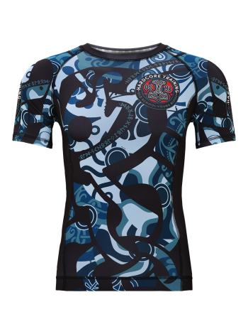 Тренировочная футболка Hardcore Training Nordic Ornament Black/Gray 