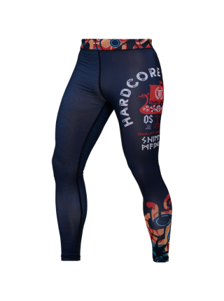 Компрессионные штаны Hardcore Training  Nordic Pattern Multicolor