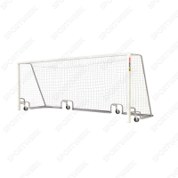 Футбольные ворота с колесами 4,0х2,0х2,0