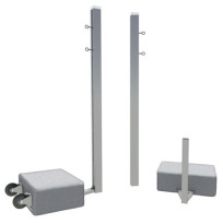 БАДМИНТОН, МОБИЛЬНЫЕ СТОЙКИ  