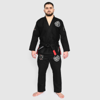 Кимоно для BJJ Hardcore Training Knight чёрное