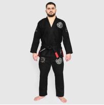 Кимоно для BJJ Hardcore Training Knight чёрное